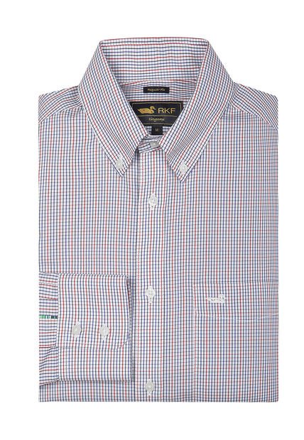 Camisa Libre De Arrugas Azul WF Hombre Rockford