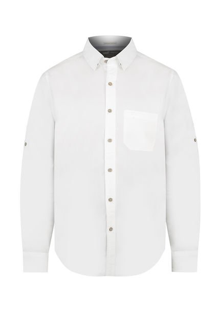 Camisa Algodón Orgánico Hombre Galiton Blanco Rockford