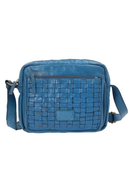 Cartera Cuero Azul Ws RustiCross Mujer Rockford