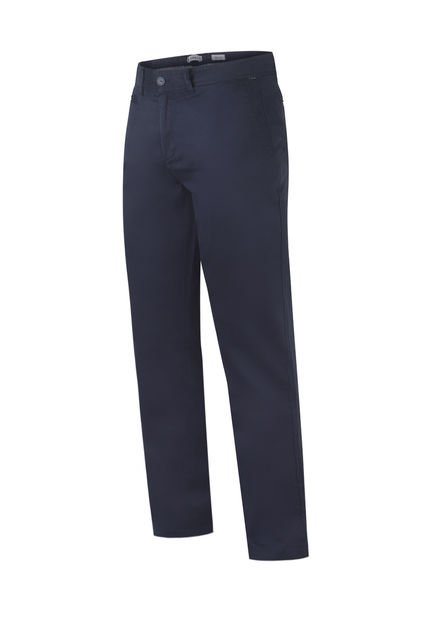 Pantalón Tencel Azul Napoli Hombre Rockford