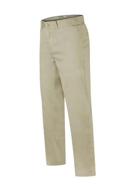 Pantalón Tencel Beige Napoli Hombre Rockford