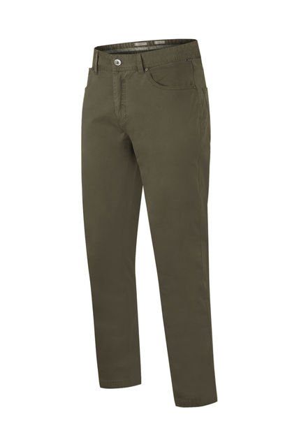 Pantalón Natural Flex Verde Oscuro Five Hombre Rockford