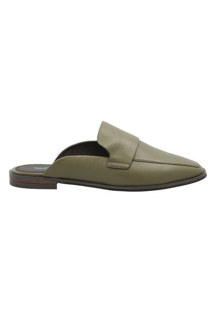 Zapato Cuero Mujer Somel Verde Rockford