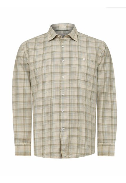 Camisa Algodón Orgánico Hombre Arbed Verde Rockford