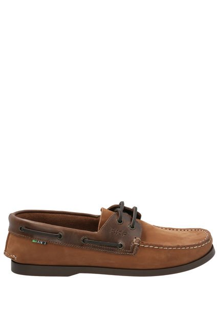 Zapato Cuero Hombre Boat Chocolate Rockford