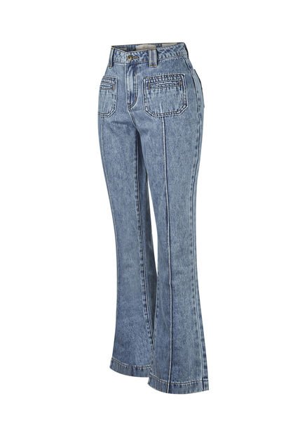 Jeans Algodón Orgánico Azul Thau Mujer Rockford