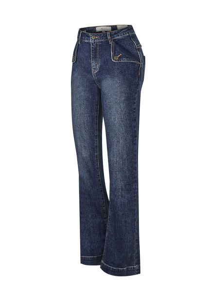 Jeans Algodón Orgánico Azul Brick Mujer Rockford