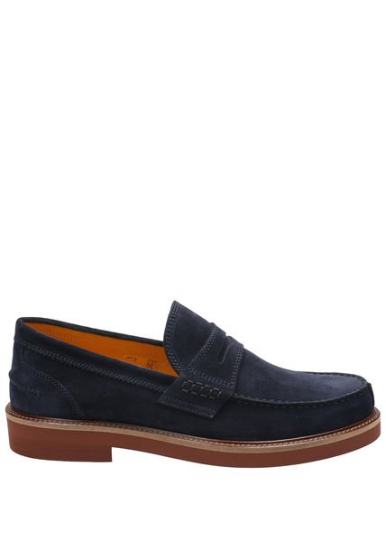 Zapato Cuero Hombre Tiber Azul Marino Rockford