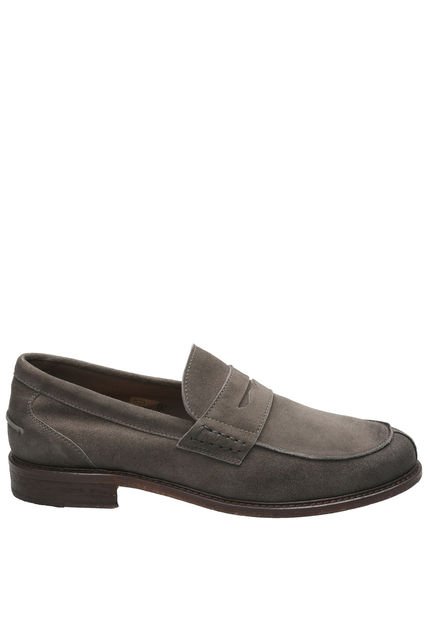 Zapato Cuero Hombre Oglio Gris Oscuro Rockford