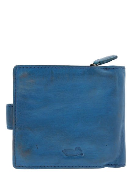 Billetera Cuero Azul Ws Grace Mujer Rockford