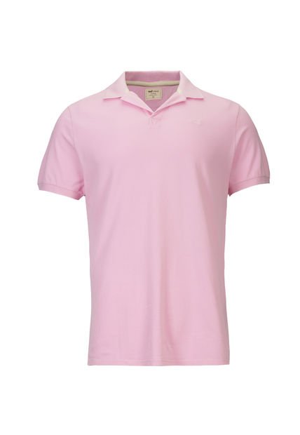 Polera Algodón Org Hombre Piquesport Rosado Rockford