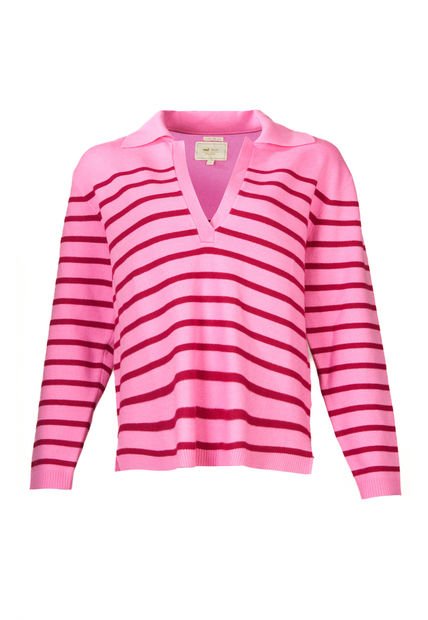 Sweater Fibras Recicladas Mujer Rosa Rosado Rockford