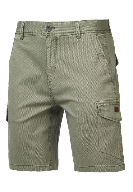 Short Natural Flex Kuna Verde Oscuro Hombre Rockford