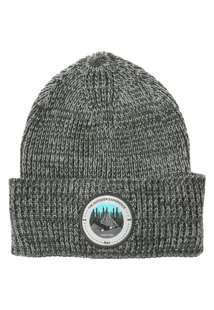 Gorro Beanie Fib Reciclada Unisx Mountain Gris Rockford