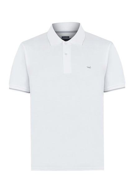 Polera Algodón Orgánico Blanco Mitchell Hombre Rockford