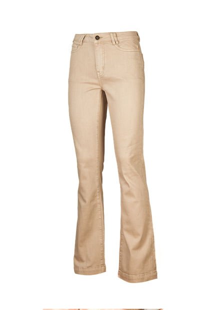 Jeans Algodón Orgánico Mujer Nia Beige/Crudo Rockford