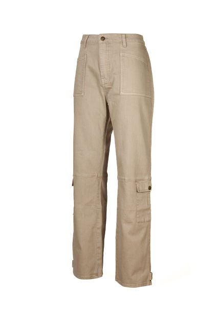 Pantalón Algodón Orgánico Mujer Noa Beige Rockford