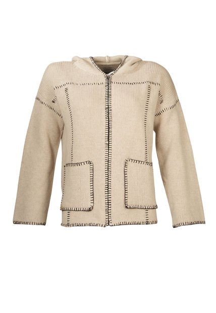 Sweater Fibras Recicladas Mujer Canela Beige Rockford