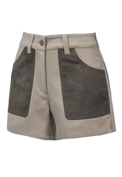 Short Wax Carcans Verde Oscuro Mujer Rockford