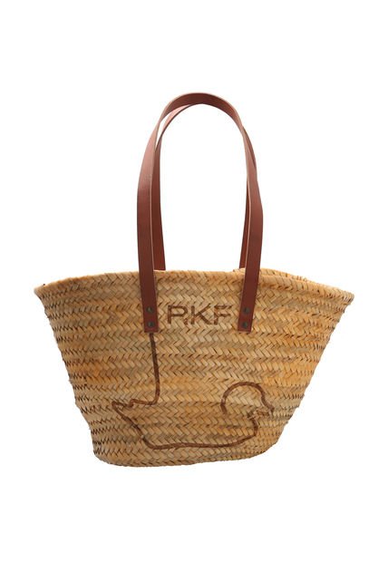 Cartera Rafia Mujer RKF Malaga Beige Rockford