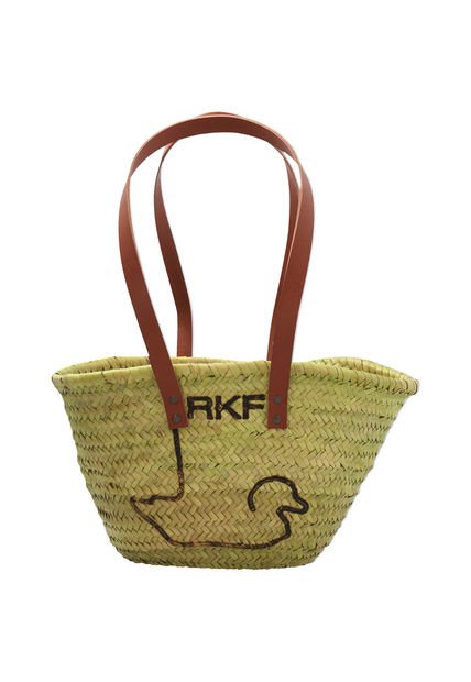 Cartera Rafia Mujer RKF Valencia Verde Rockford