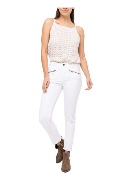 Jeans Natural Flex Leman Blanco Mujer Rockford