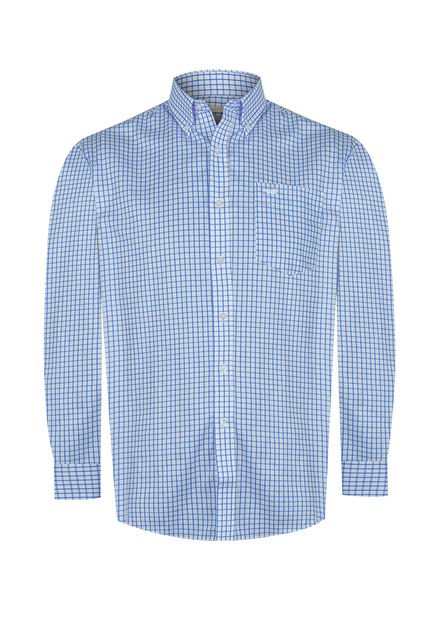 Camisa Azul Easyiron Hombre Rockford