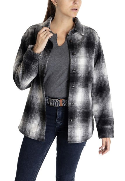 Sobrecamisa Mujer Belcastel Multicolor Gris Rockford