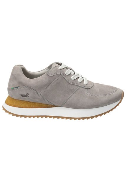 Zapatilla Cuero Mujer Viena Gris Rockford