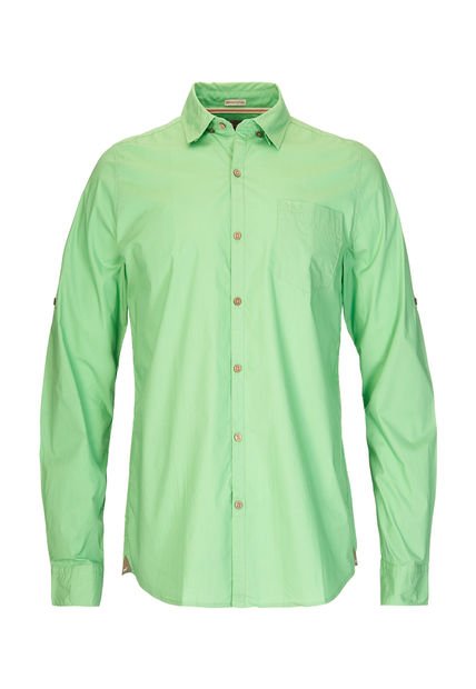 Camisa M/L Hombre Galiton Verde Rockford