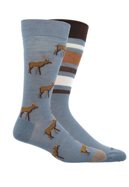 Pack 2 Calcetines Denim Pack Moose Hombre Rockford