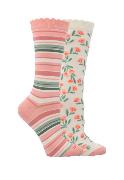 Pack 2 Calcetines Rosados St Roses Mujer Rockford