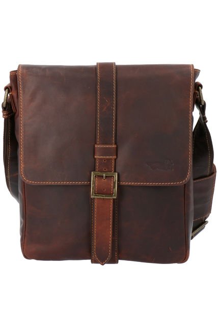 Maletín Cuero Unisex Tc Crossbody Café Rockford