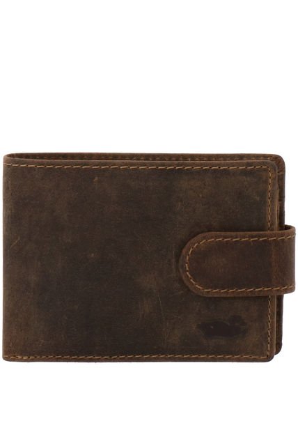 Billetera Hombre Hu Triple Café Rockford