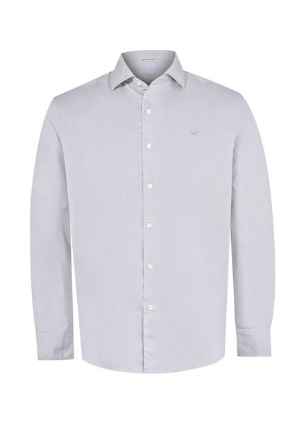 Camisa Algodón Orgánico Gris Soft Hombre Rockford