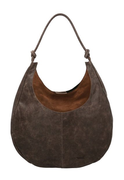 Cartera Cuero Café Benson Hobo Mujer Rockford