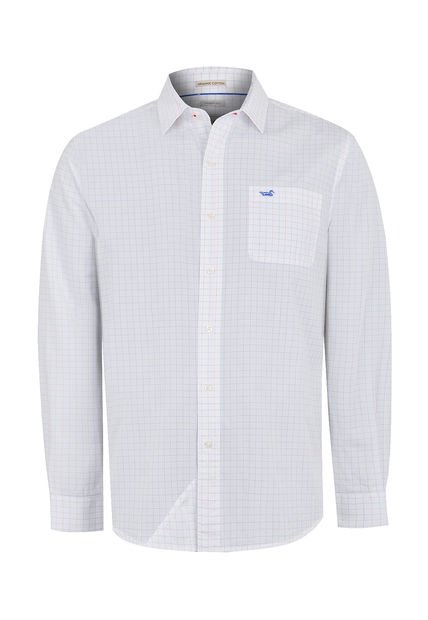 Camisa Algodón Orgánico Lighter Azul Hombre Rockford