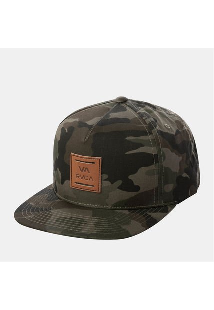 Jockey Hombre Va Atw Snapback M Verde Militar RVCA