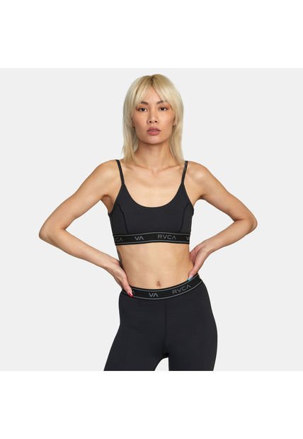 Peto Deportivo Mujer Base Bra J Tops Negro RVCA