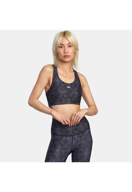 Peto Deportivo Mujer Essential Bra J Tops Gris RVCA