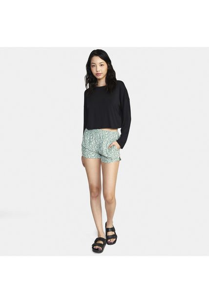 Short Mujer Sawyer Print J Ndst Verde RVCA