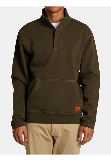 Polerón Hombre Chainmail Pullover Café RVCA