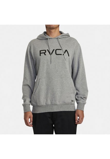 Polerón Hombre Big Rvca Hoodie M Ot Gris RVCA