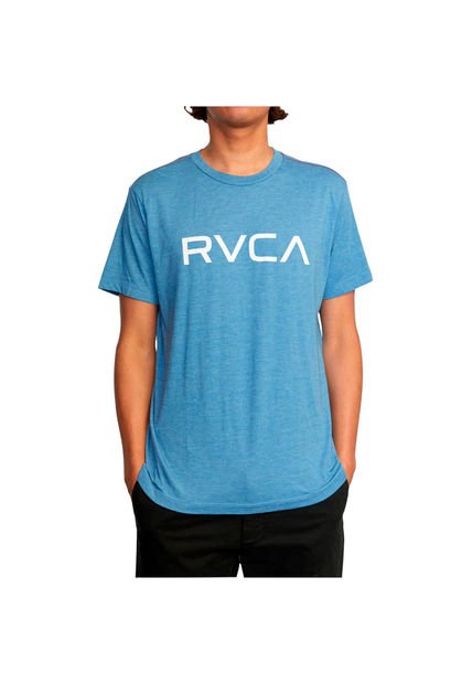 Polera M/C Hombre Big Azul Cielo RVCA