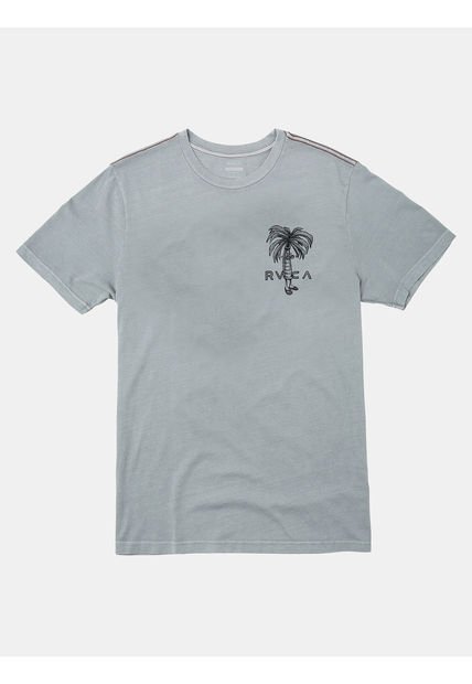 Polera Hombre Pommier Palms Gris RVCA