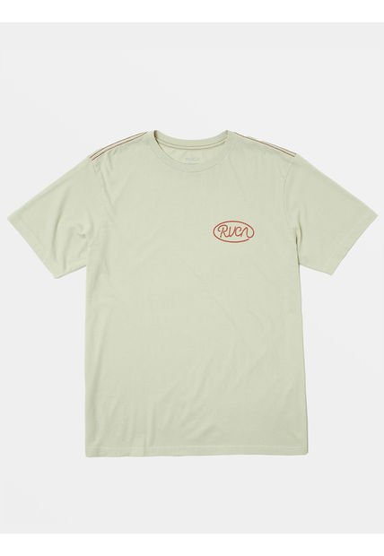 Polera Manga Corta Hombre Lasso Verde RVCA