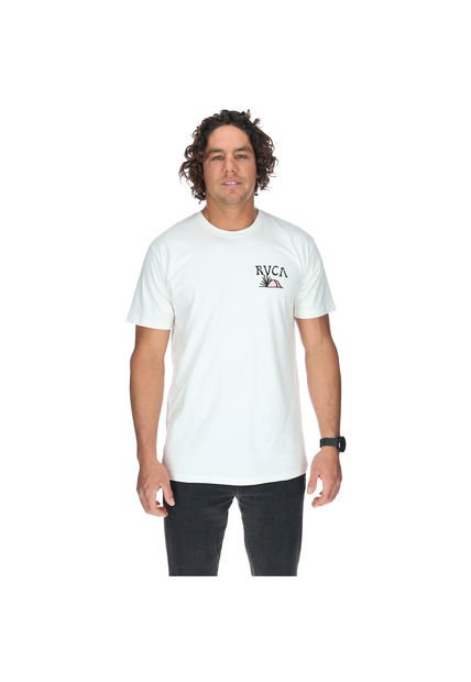 Polera M/C Hombre Desert Trail Ss Blanco RVCA