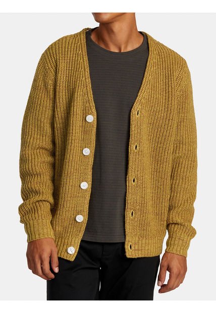 Sweater Hombre Vacancy Mostaza RVCA