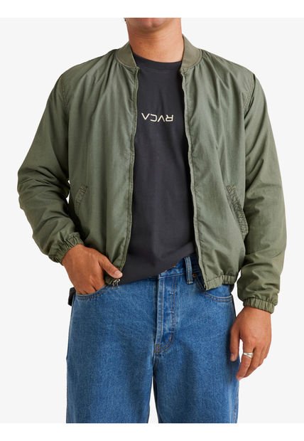 Chaqueta Hombre Vacancy Bomber Verde RVCA