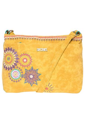 Cartera Bandolera M Canberra Mostaza Secret by Saxoline